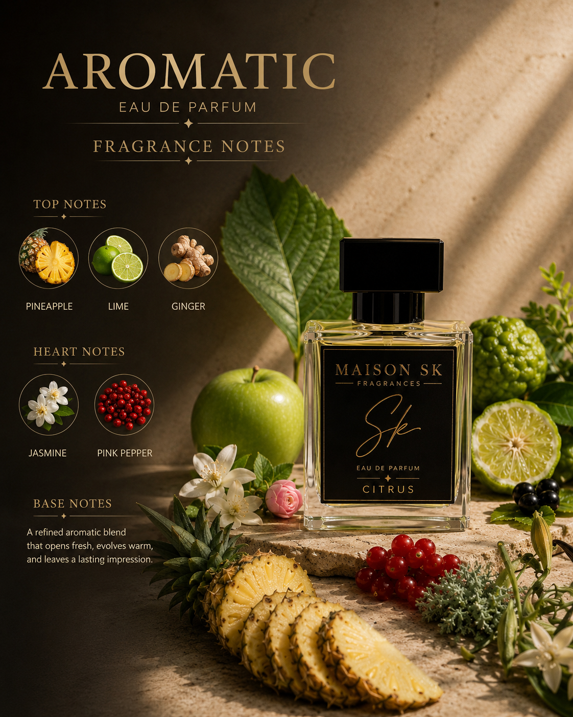 Maison SK Fragrances CITRUS inspired by creed avenues